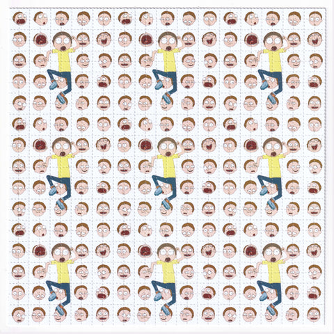 Rick & Morty (Morty) Blotter Art