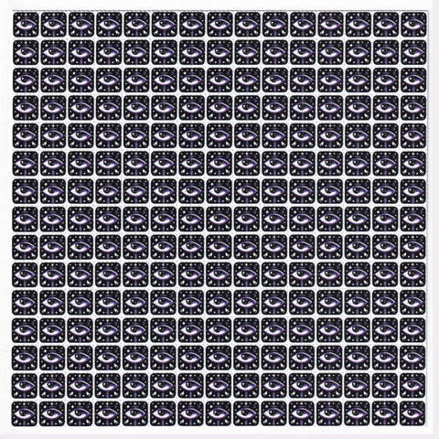 Purple Eye Blotter Art