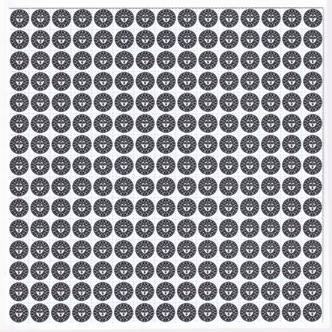 Sun Face Blotter Art