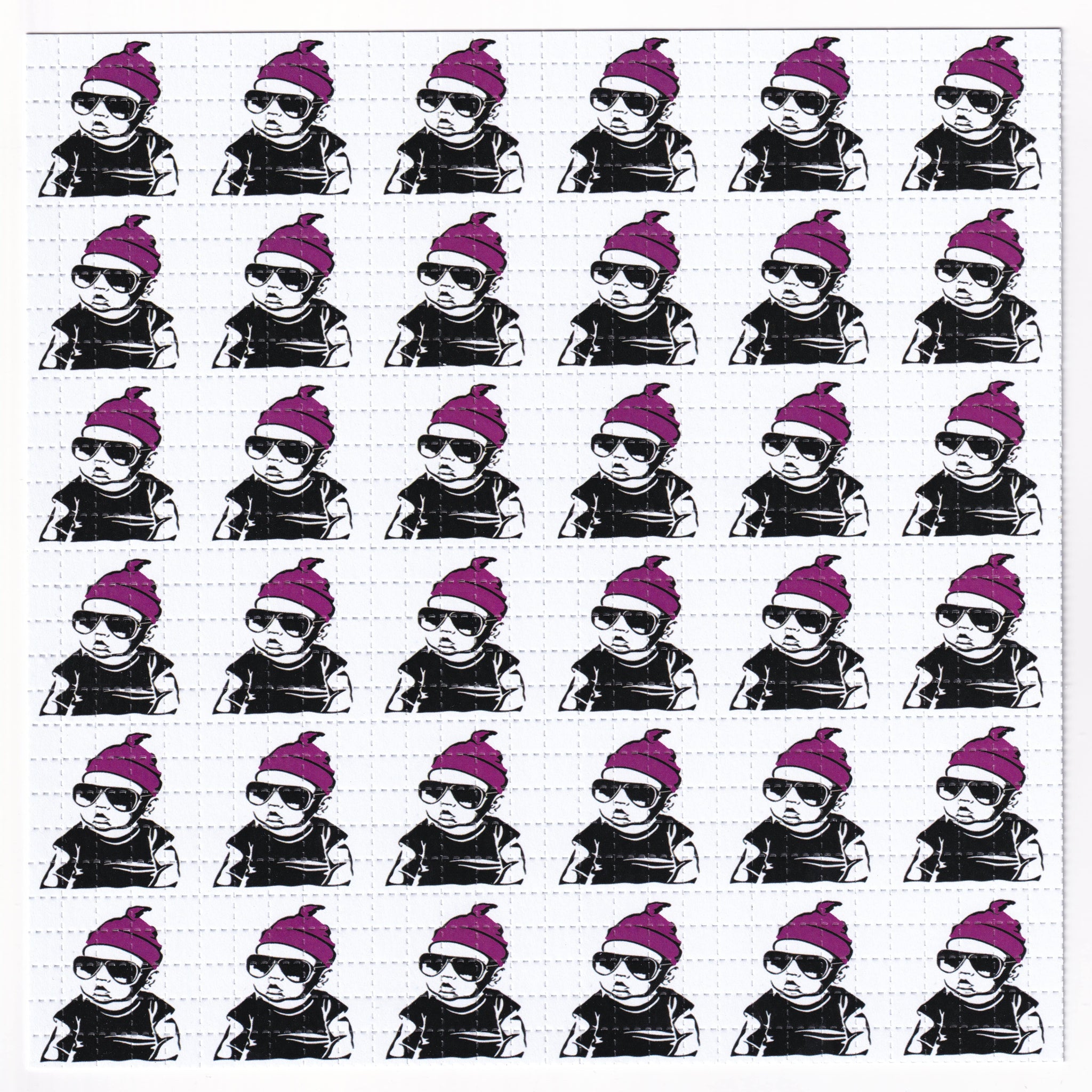 Hangover Baby Purple Blotter Art