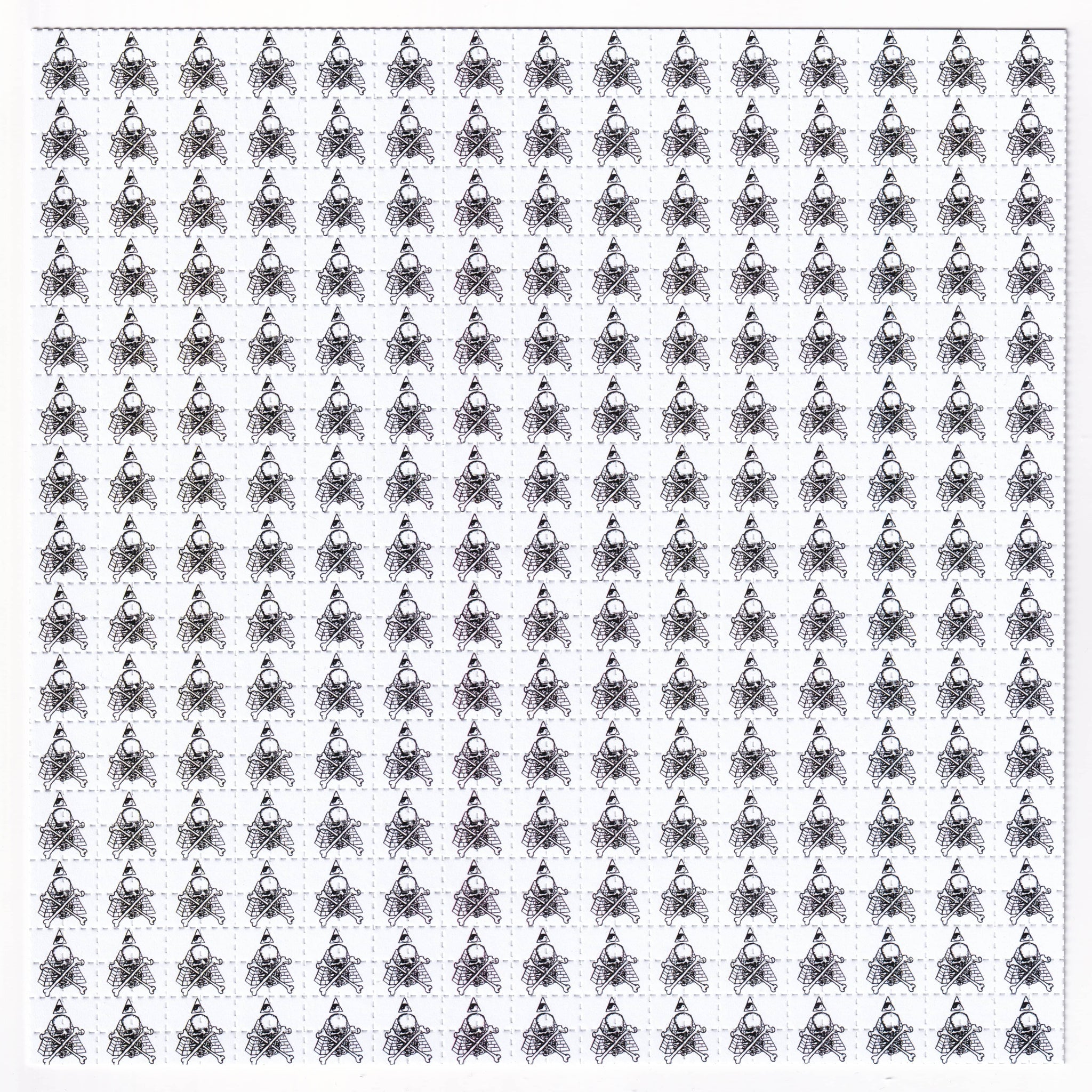 Anubis Skull Blotter Art