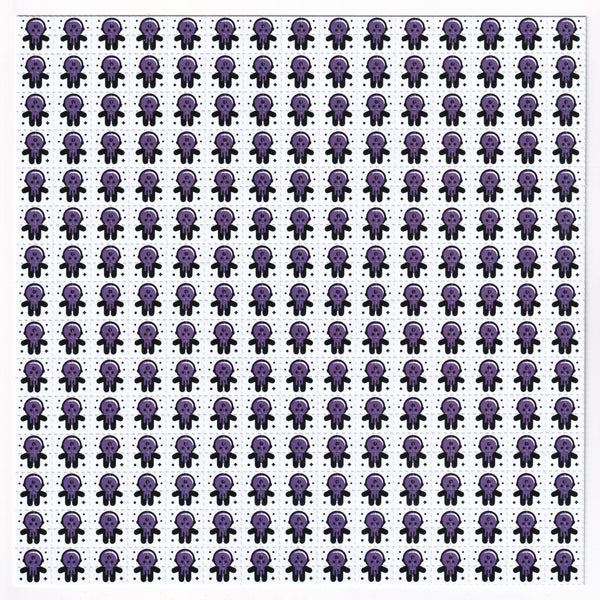 Baby Drip Purple Blotter Art