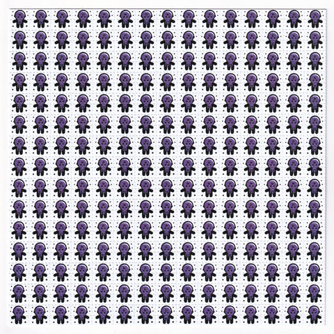 Baby Drip Purple Blotter Art