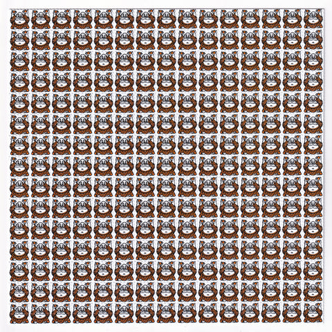 Laughing Buddha Blotter Art