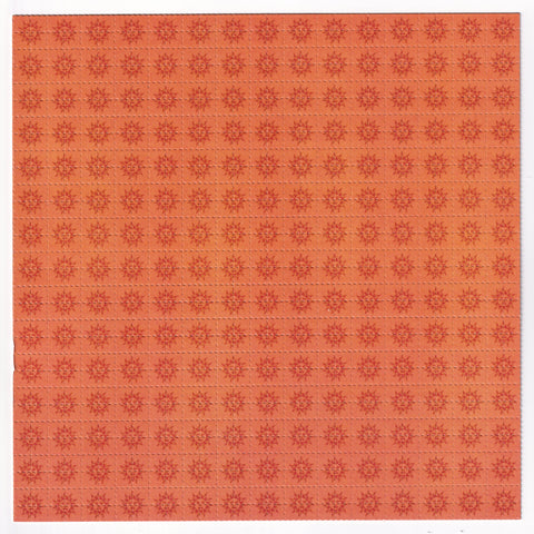 Orange Sunshine Blotter Art