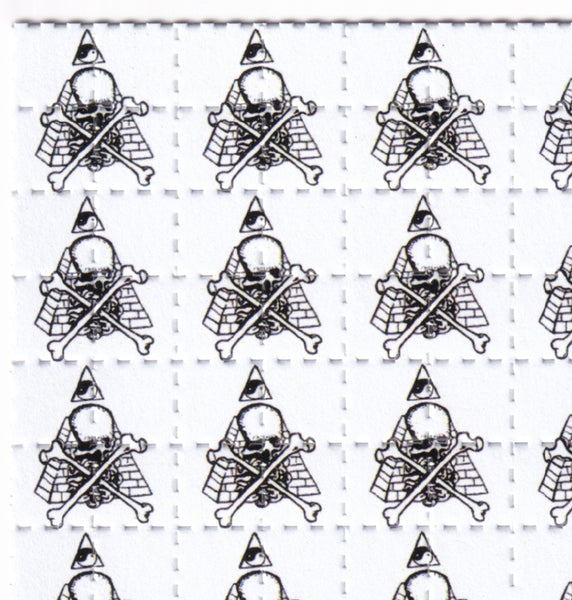 Anubis Skull Blotter Art