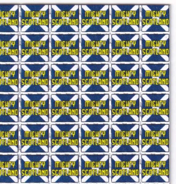 Mighty Scotland Blotter Art