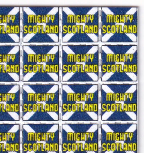 Mighty Scotland Blotter Art