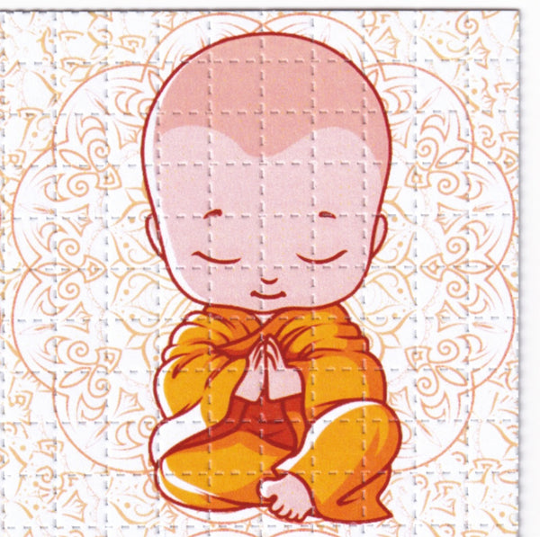 Baby Buddhist Blotter Art