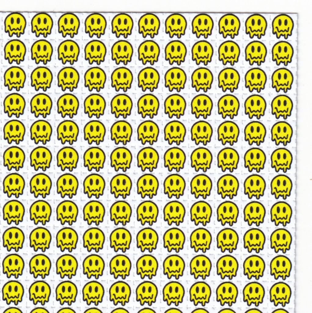 Smiley Botter Melting Smiley Blotter Art – Blotter Store