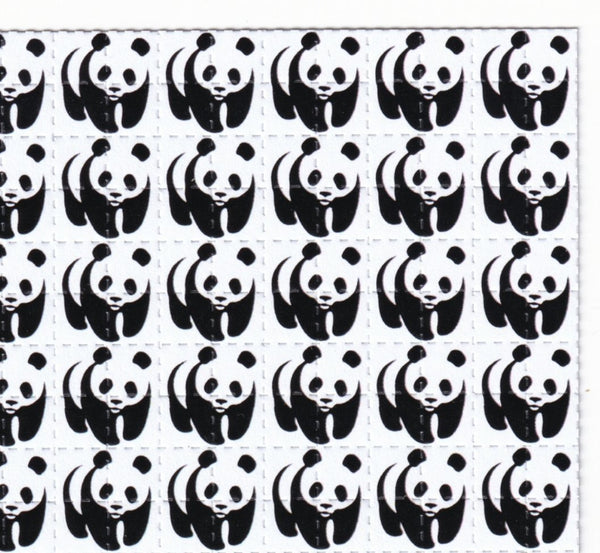 Panda Blotter Art