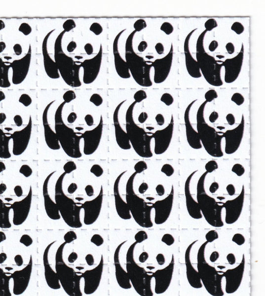 Panda Blotter Art