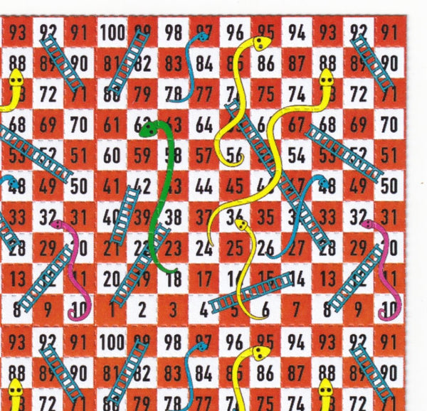 Snakes & Ladders Blotter Art