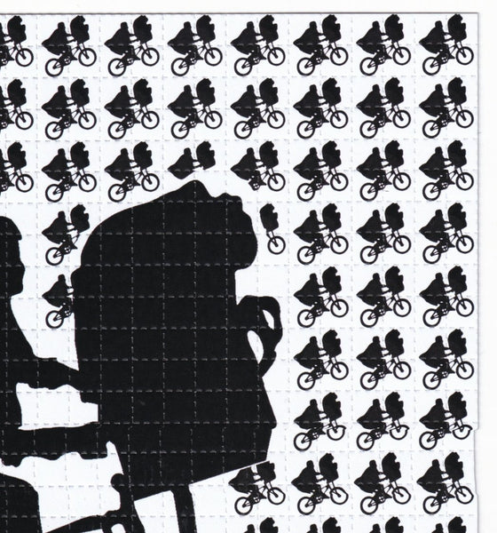 ET Bike Ride Blotter Art