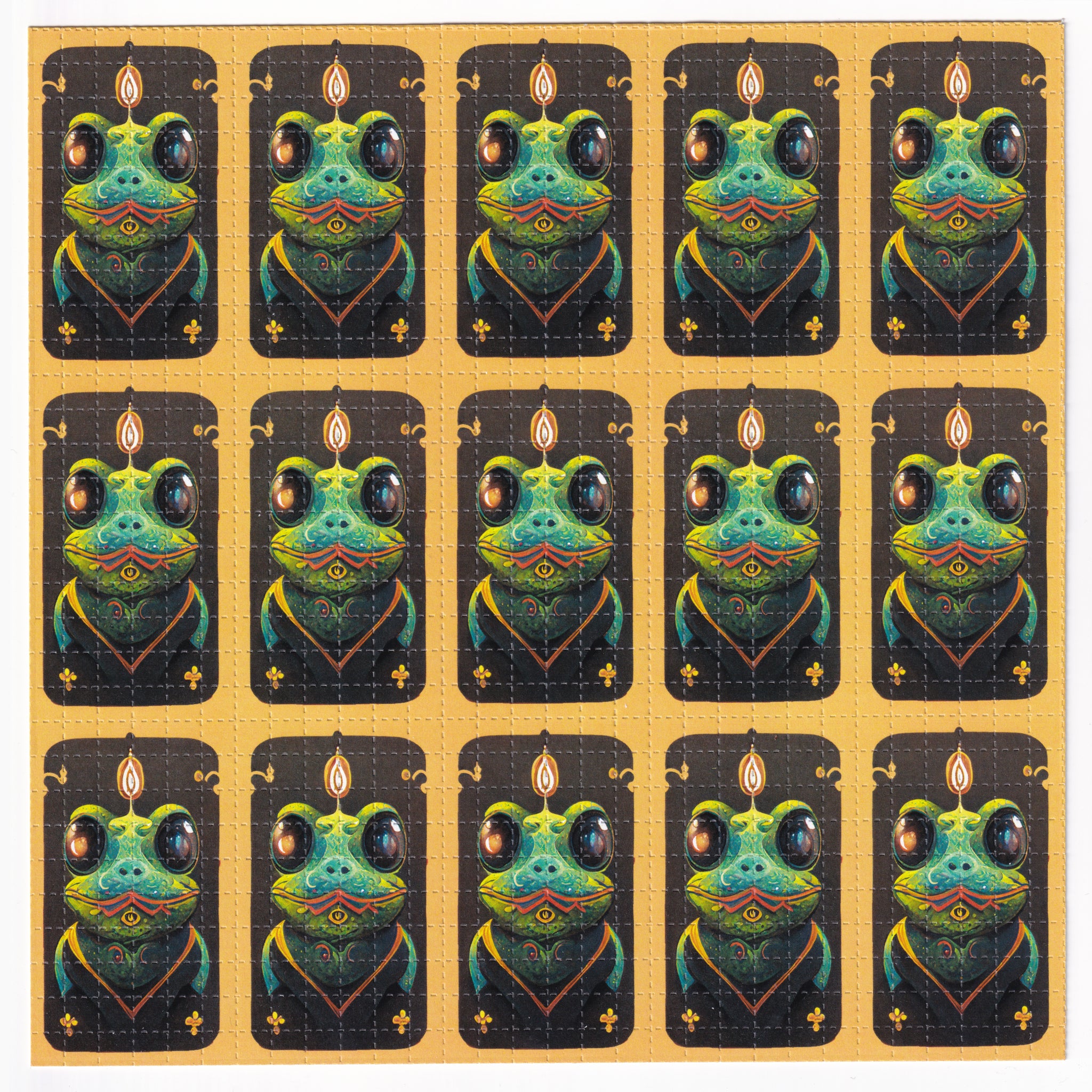 Toad Prince Blotter Art