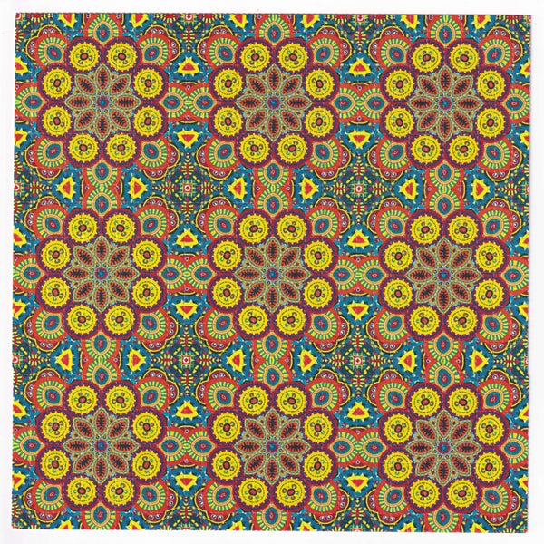 Flower Flux Blotter Art