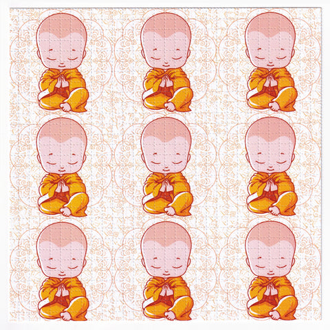 Baby Buddhist Blotter Art
