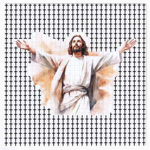 Jesus Christ Blotter Art