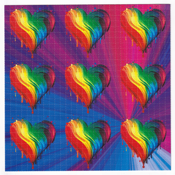 Heart 9 Panel Blotter Art