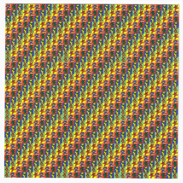 Grateful Dead Bears Blotter Art