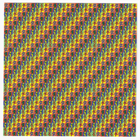 Grateful Dead Bears Blotter Art