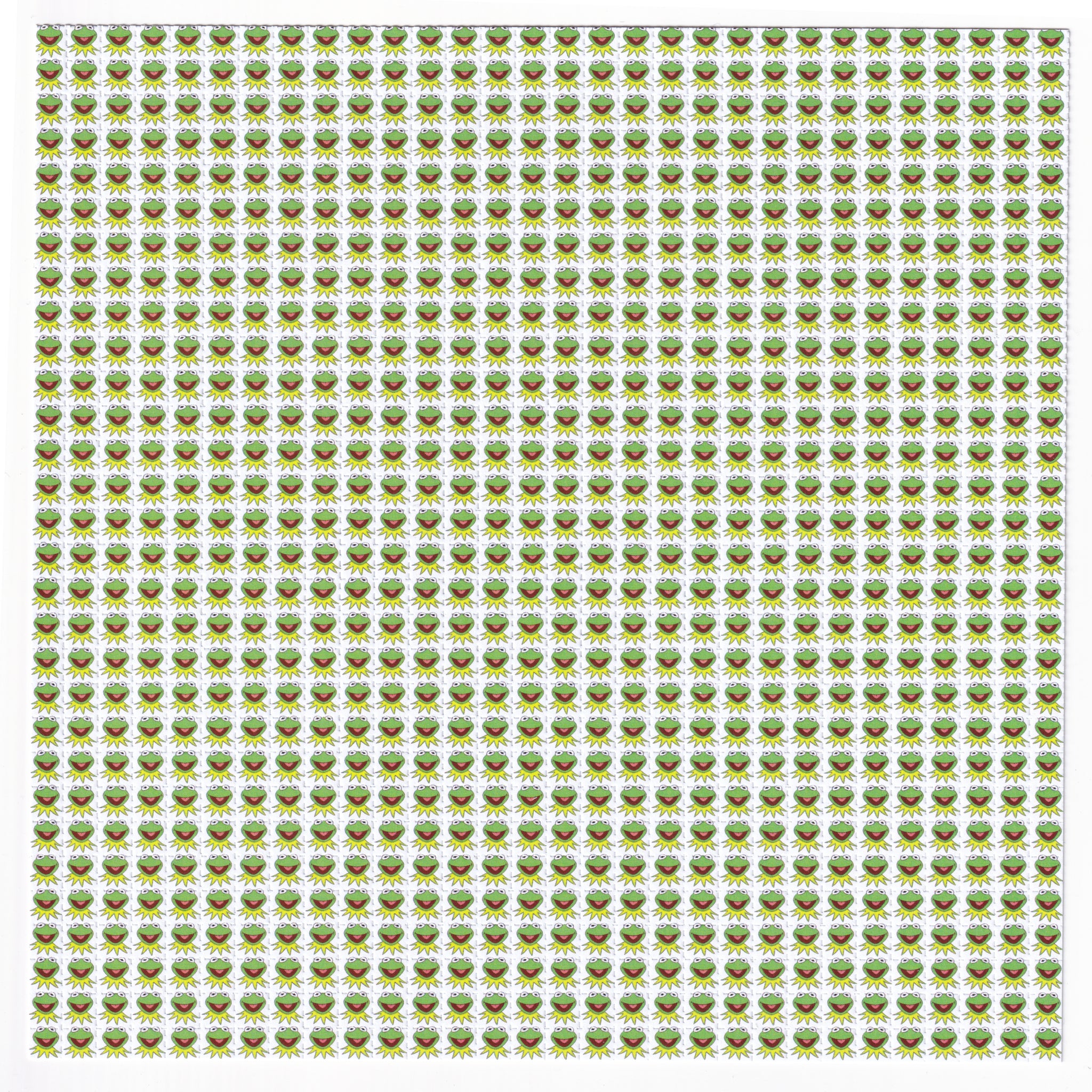 Kermit the Frog Blotter Art