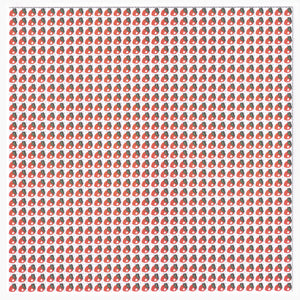 Strawberry Blotter Art