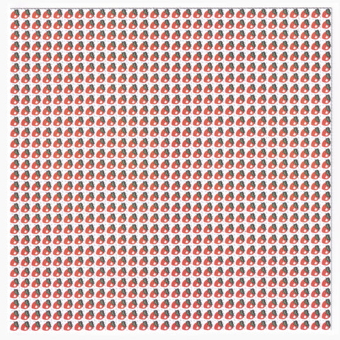 Strawberry Blotter Art