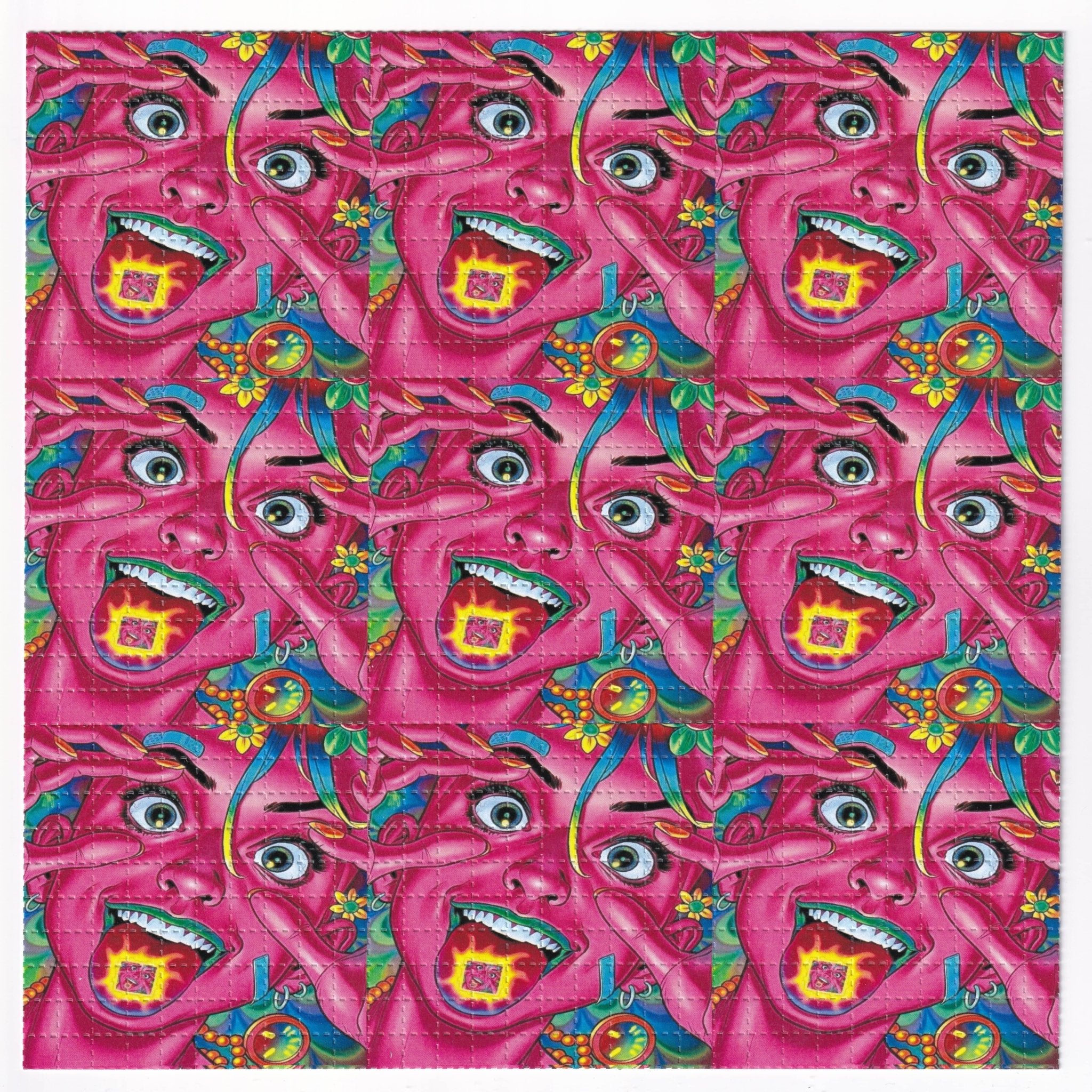 Acid Girl 9 Panel Blotter Art - Blotter Store