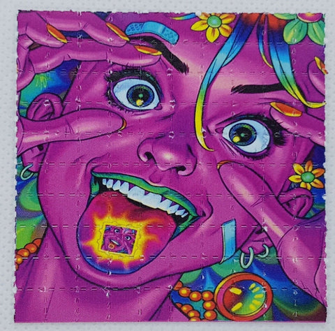 Acid Girl Mini Blotter Art - Blotter Store