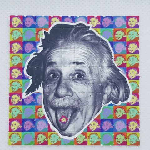 Albert Einstein Mini Blotter Art - Blotter Store