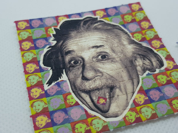 Albert Einstein + Queen Elizabeth Mini Blotter Art Set - Blotter Store