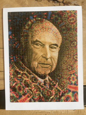 Albert Hofmann 100th Birthday Celebration Blotter Art (yellow) - Blotter Store