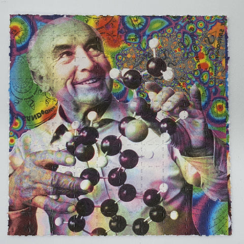 Albert Hofmann Chemical Mini Blotter Art - Blotter Store