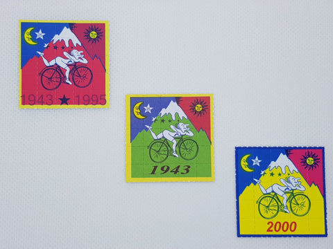 Albert Hofmann Set of 3 Bicycle Day Mini Blotters - Blotter Store