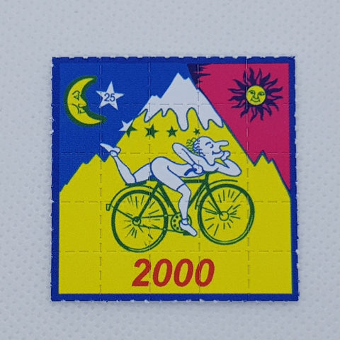 Albert Hofmann Yellow Mini Blotter Art (25 tab sheet) - Blotter Store