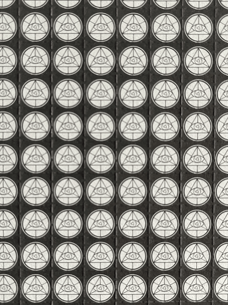 Alex Grey Praying Pineal Gland Double Sided Blotter Art - Blotter Store