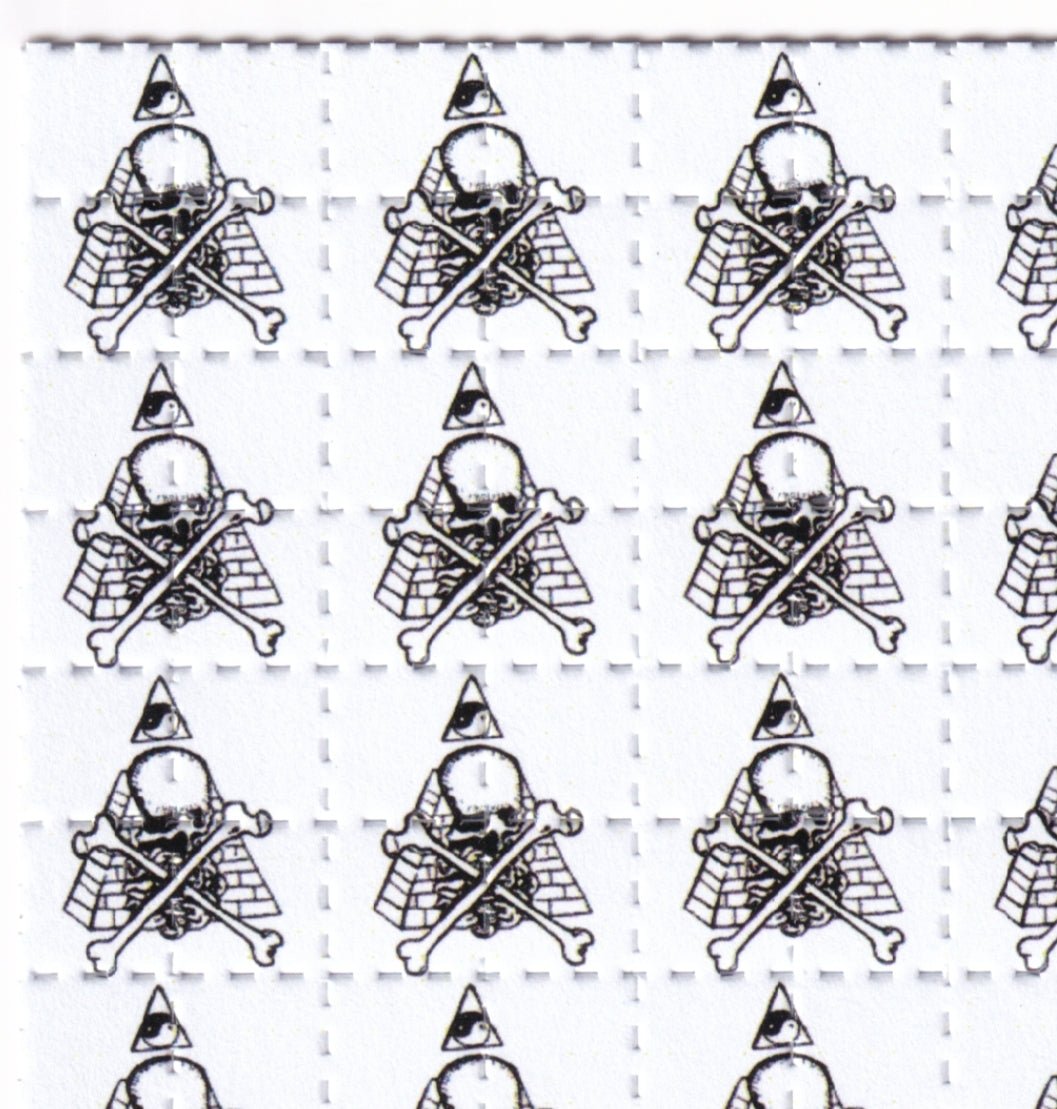 Anubis Skull Blotter Art - Blotter Store