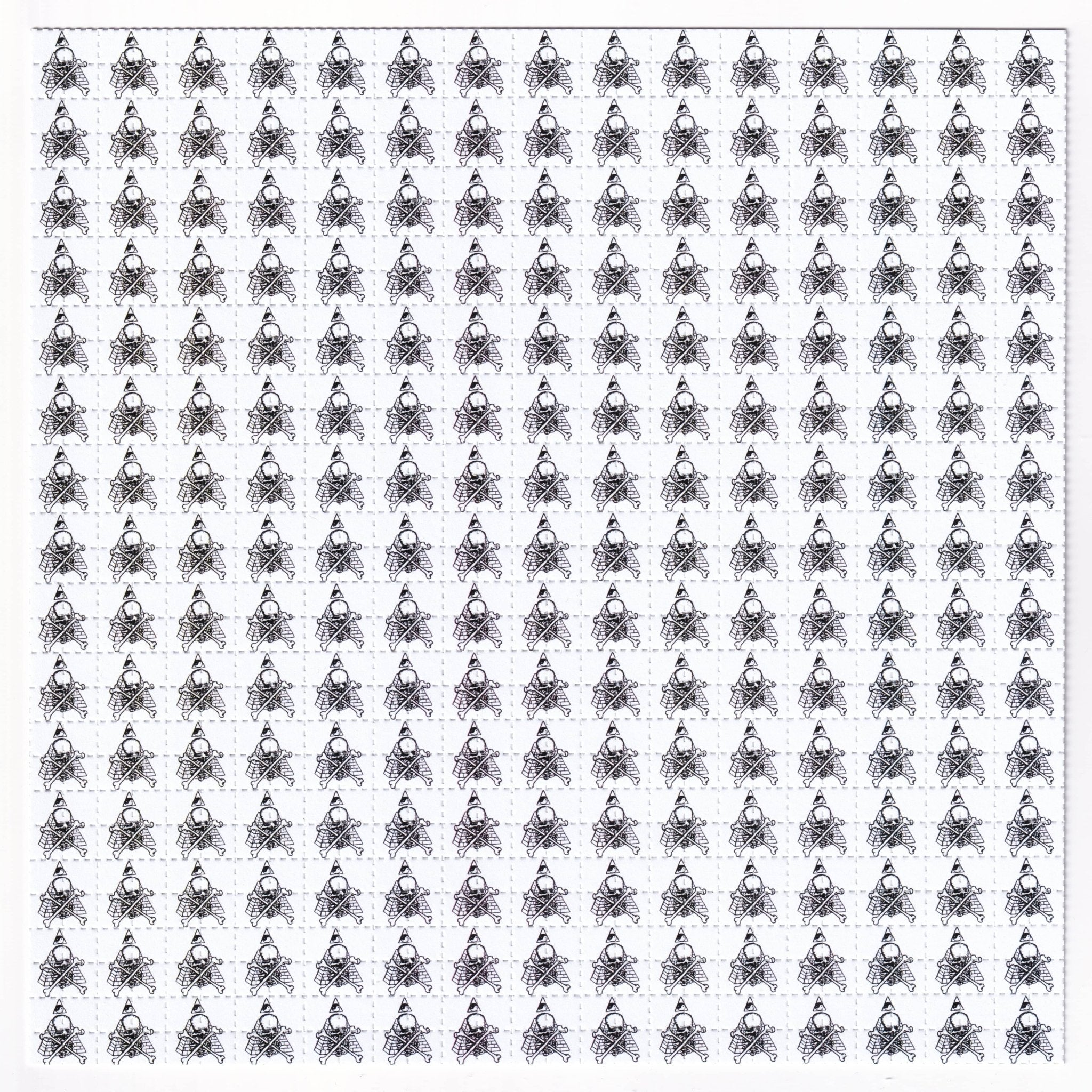 Anubis Skull Blotter Art - Blotter Store