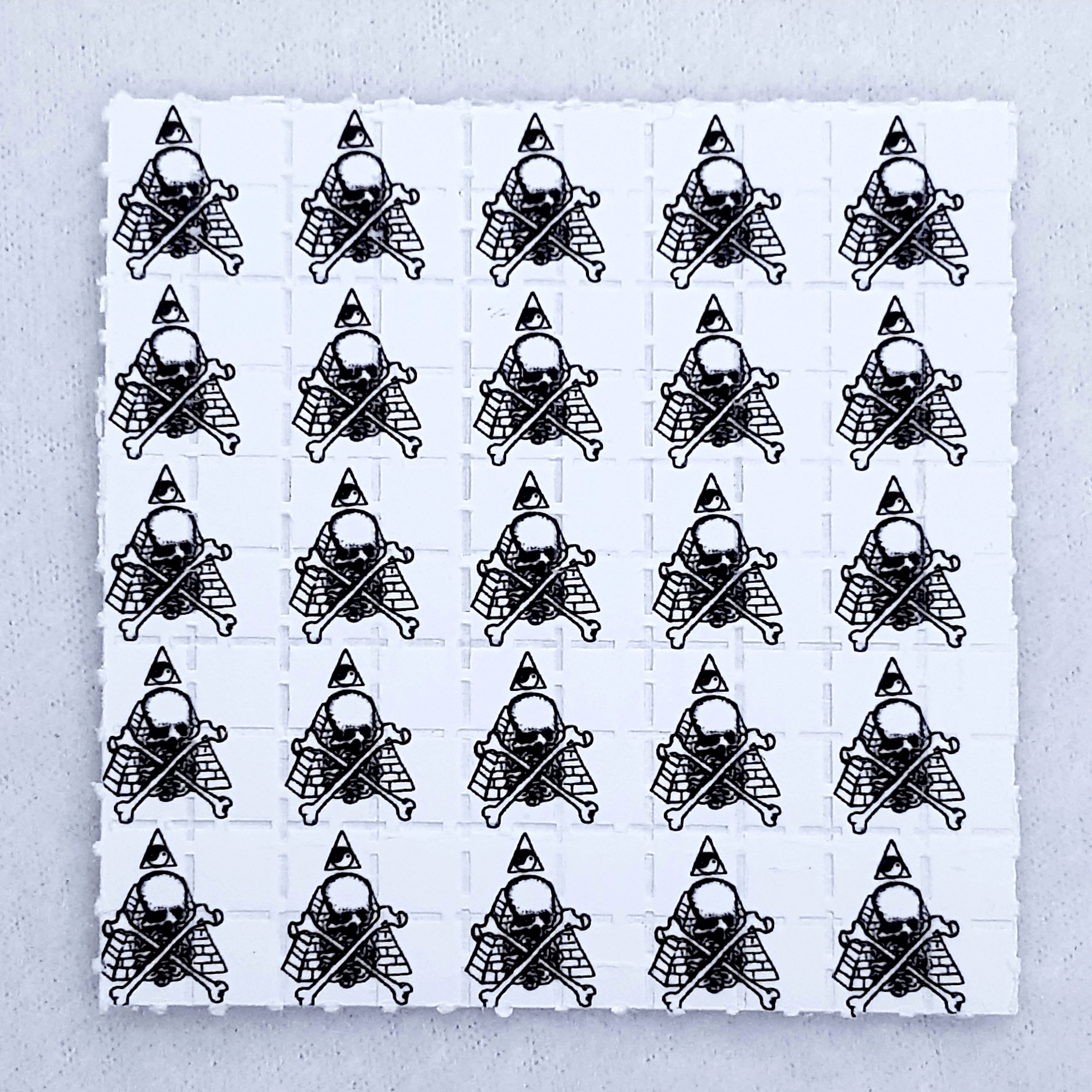 Anubis Skull Mini Blotter Art - Blotter Store