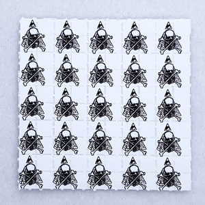 Anubis Skull Mini Blotter Art - Blotter Store
