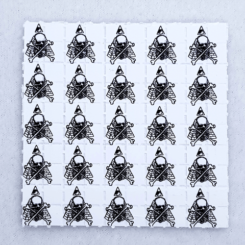 Anubis Skull Mini Blotter Art - Blotter Store