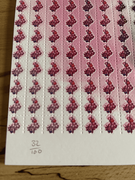 Atomic S’s by Lucifer Signed & Numbered #/100 Blotter Art - Blotter Store