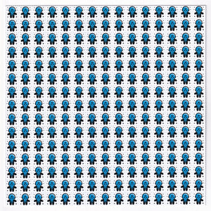 Baby Drip Blue Blotter Art - Blotter Store