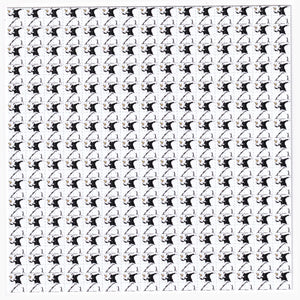 Banksy Flower Bomb Blotter Art - Blotter Store