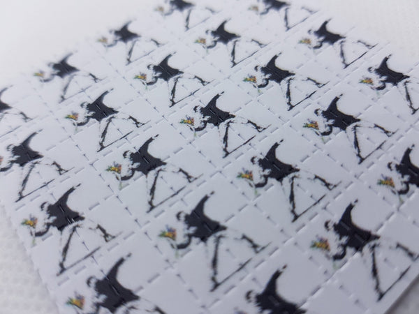 Banksy Flower Bomb Mini Blotter - Blotter Store