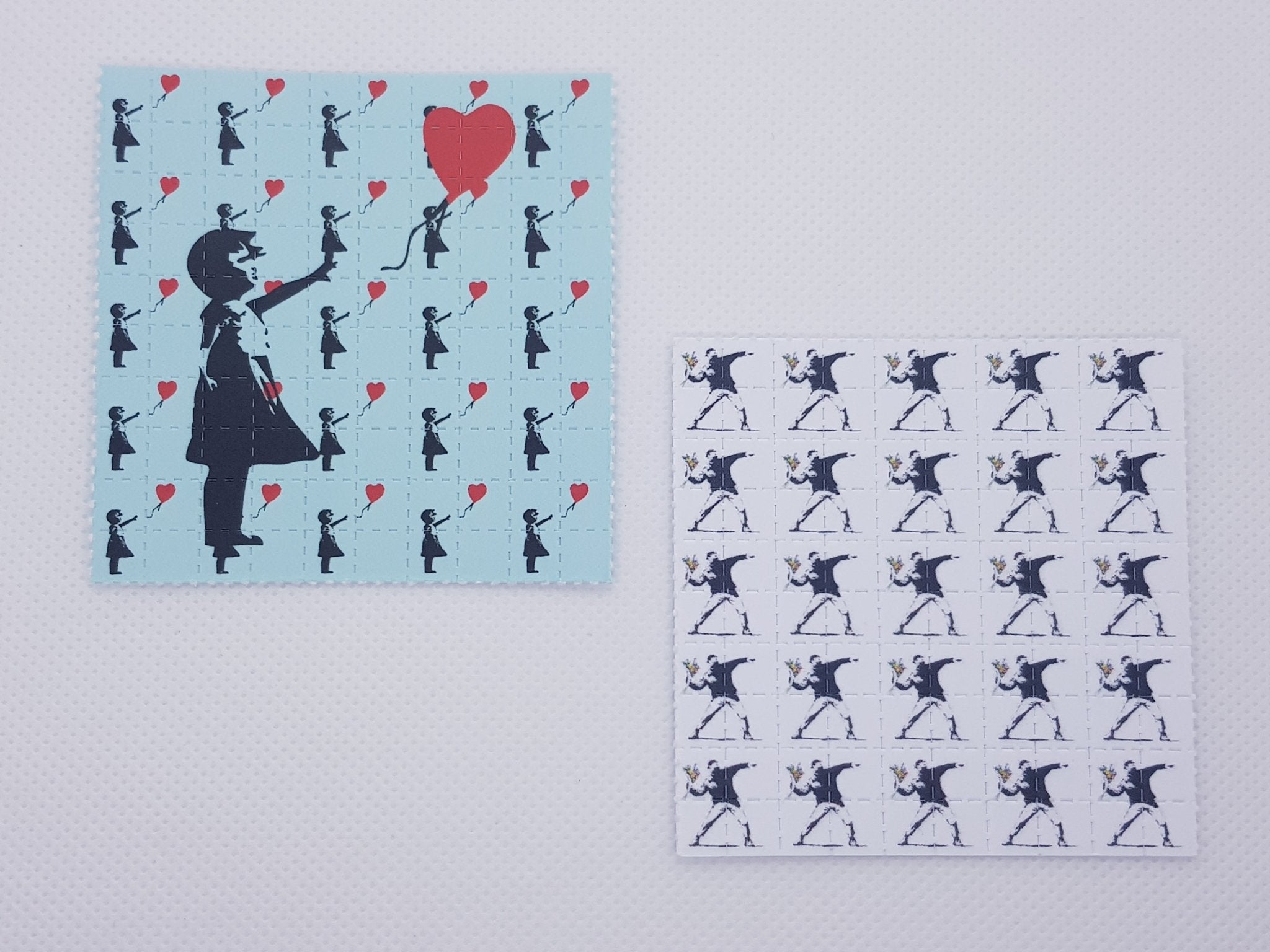 Banksy Mini Blotter Art Set of 2 - Blotter Store
