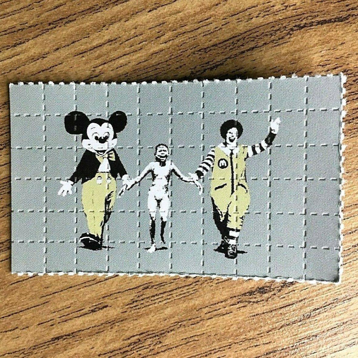 Banksy Napalm Girl Mini Acid Sheet - Blotter Art - Blotterstore
