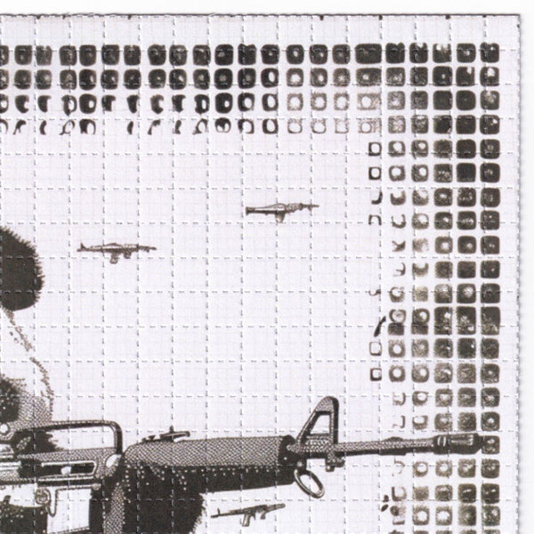 Banksy Panda War Blotter Art - Blotter Store
