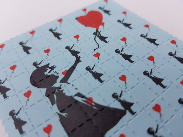 Banksy's Balloon Girl Mini Blotter Art - Blotter Store